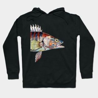 Musical Fish in F Sharp Hoodie